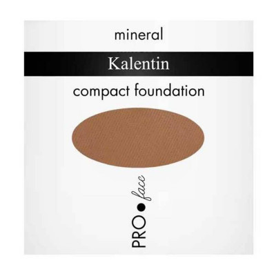 Mineral Compact Foundation No 7 Mustard - Maroon - Matte Finish