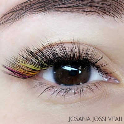 Eyelash Extensions Colourful - Thick