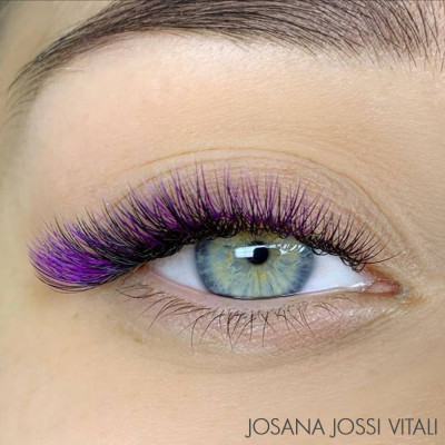 Eyelash Extensions Colourful - Thick