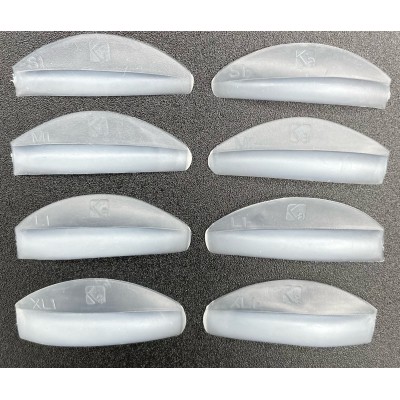 Non deformable Silicon pads 4 pairs FASHION - C Curl