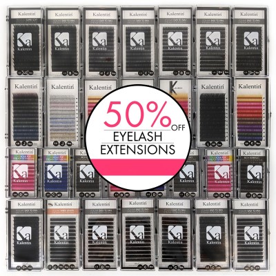 Eyelash extensions box 50% discount