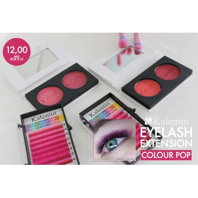D Mix Pink Colour Pop Volume Eyelash Extensions