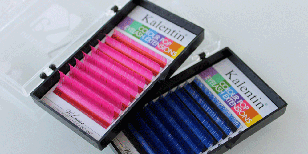Coloured Lashes | Kalentin sustainable lash brand