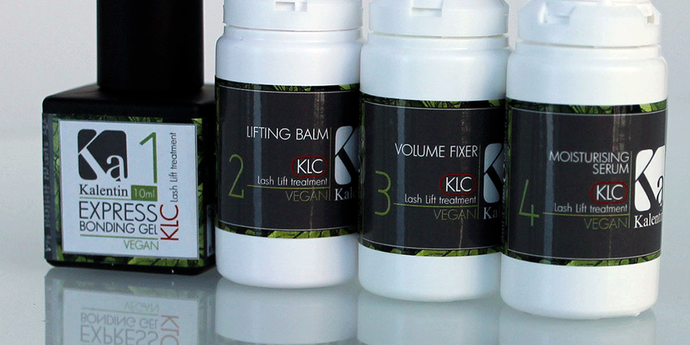 Vegan lash lift lotions & cleansers | Kalentin sustainable lash brand