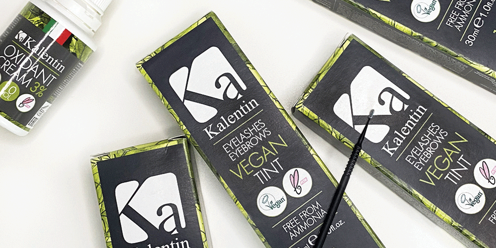Vegan eyelash tint | Kalentin sustainable lash brand
