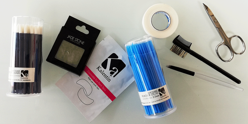 Brow lamination accessories | Kalentin sustainable lash brand