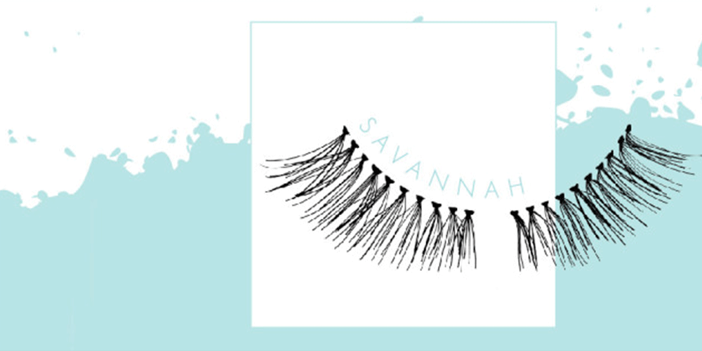 Half strip and lower lashes | Kalentin sustainable lash brand