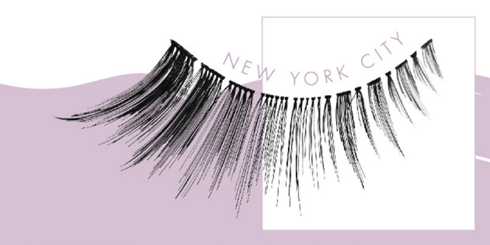Cat eye effect strip lashes | Kalentin sustainable lash brand