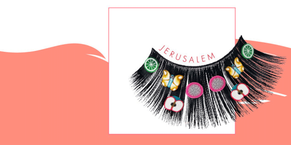 Decorated strip lashes | Kalentin sustainable lash brand